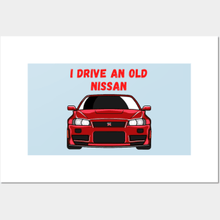 Skyline GTR R34 Posters and Art